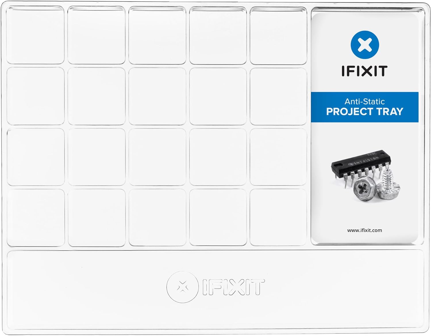 iFixit Anti-Static Project Tray - Small Parts and Screws Organizer