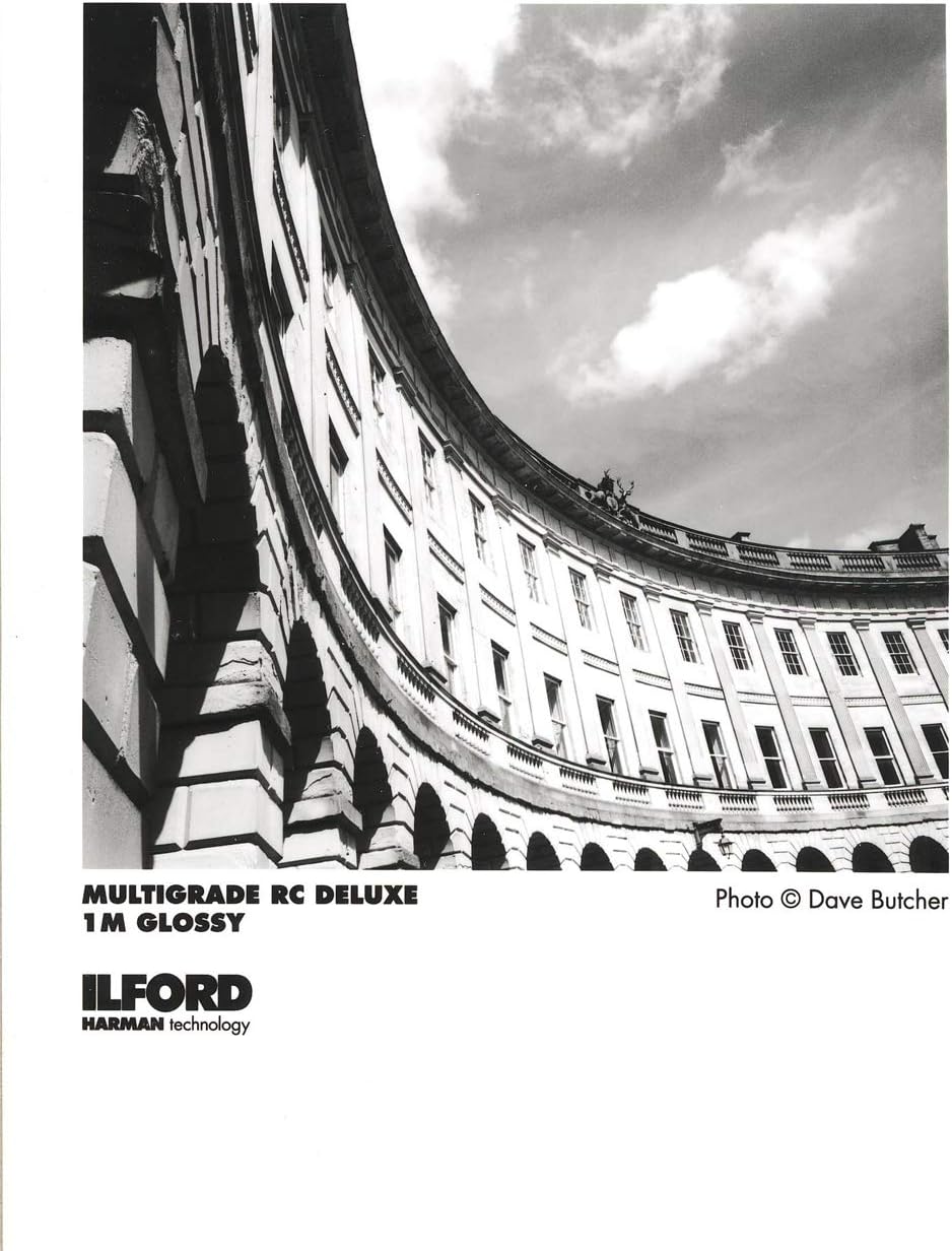 Ilford Multigrade IV RC Deluxe Resin Coated VC Paper, 8x10, 100 Pack (Glossy)