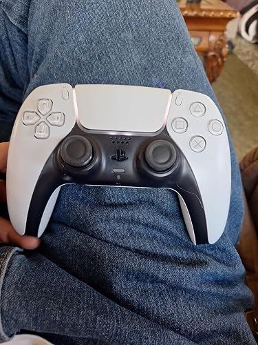 Playstation 5 DualSense Wireless Controller - White (Renewed)