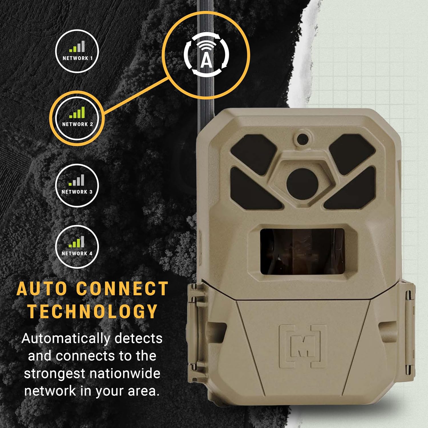 Moultrie Edge 2 Pro Cellular Trail Camera - Auto Connect Nationwide 4G LTE - On Demand 40MP...