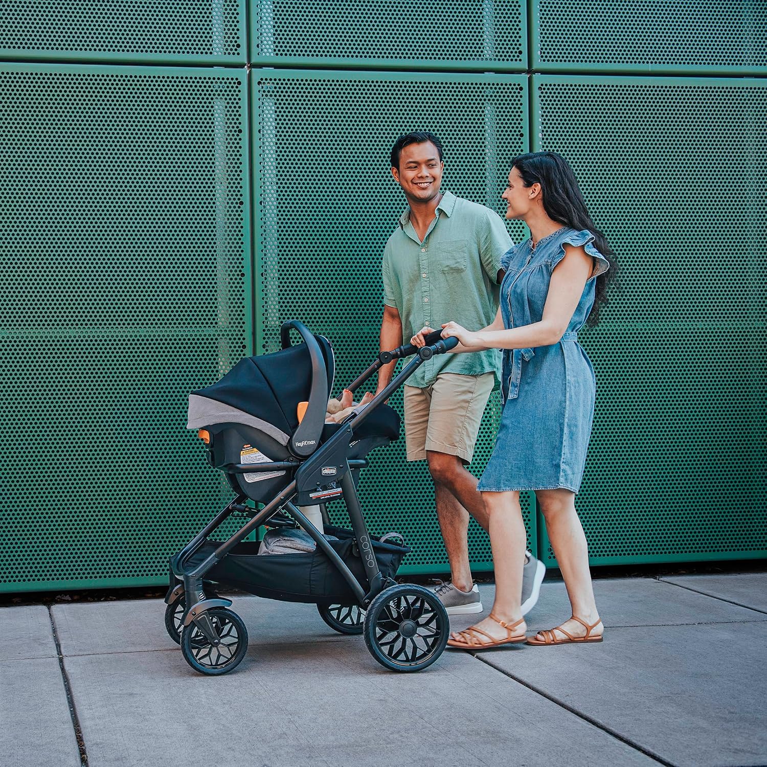 Chicco Corso LE ClearTex Modular Travel System, Corso LE Modular Stroller with KeyFit Max...
