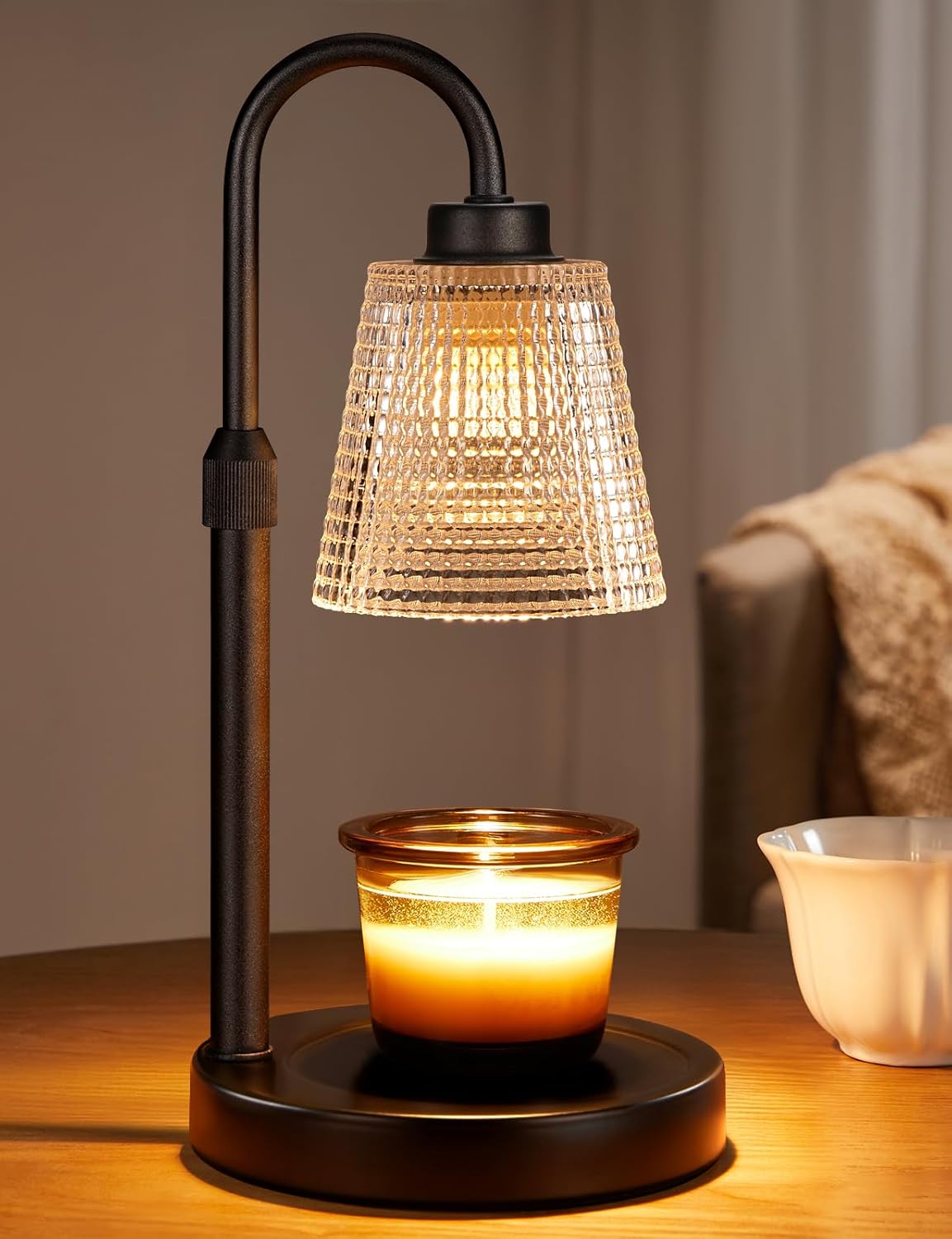 Innqoo Candle Warmer Lamp with Timer, Dimmable Candle Warmer for Jar Candles, Height...