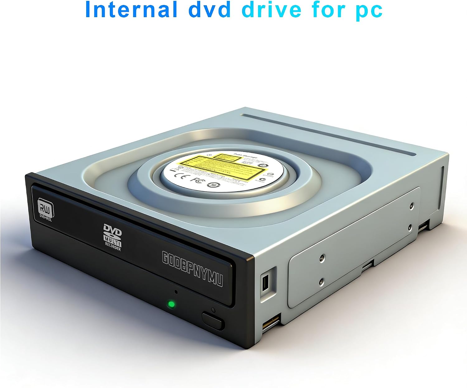 Internal Optical Drive for PC Tower, CD Burner, 24x DVD/CD RW, 5.25 SATA, Compatible with...
