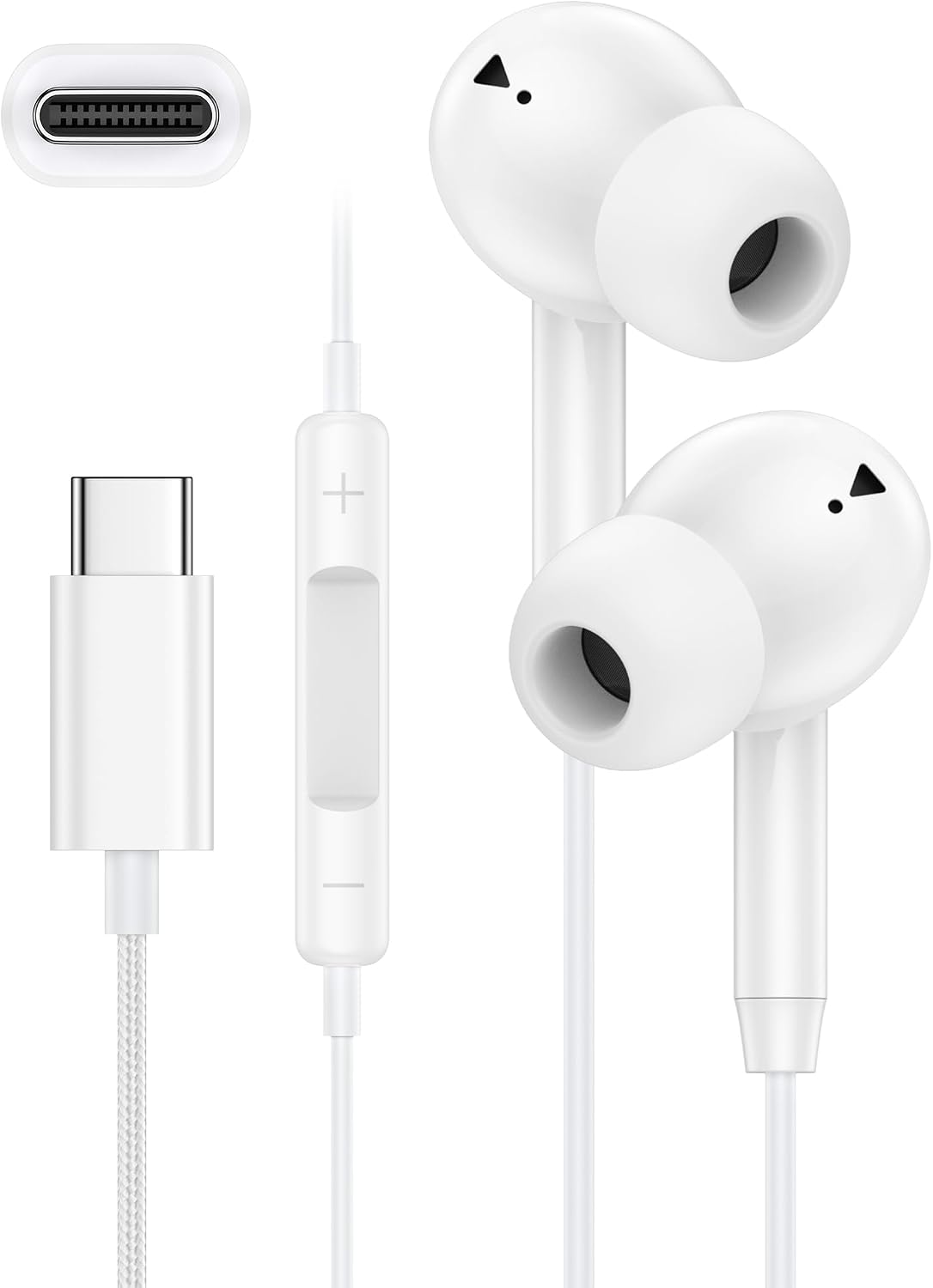 iPhone 17e 17 Headphones Wired USB C Ear Buds for i Phone 17 Pro Max 17pro | Air Pods Apple...