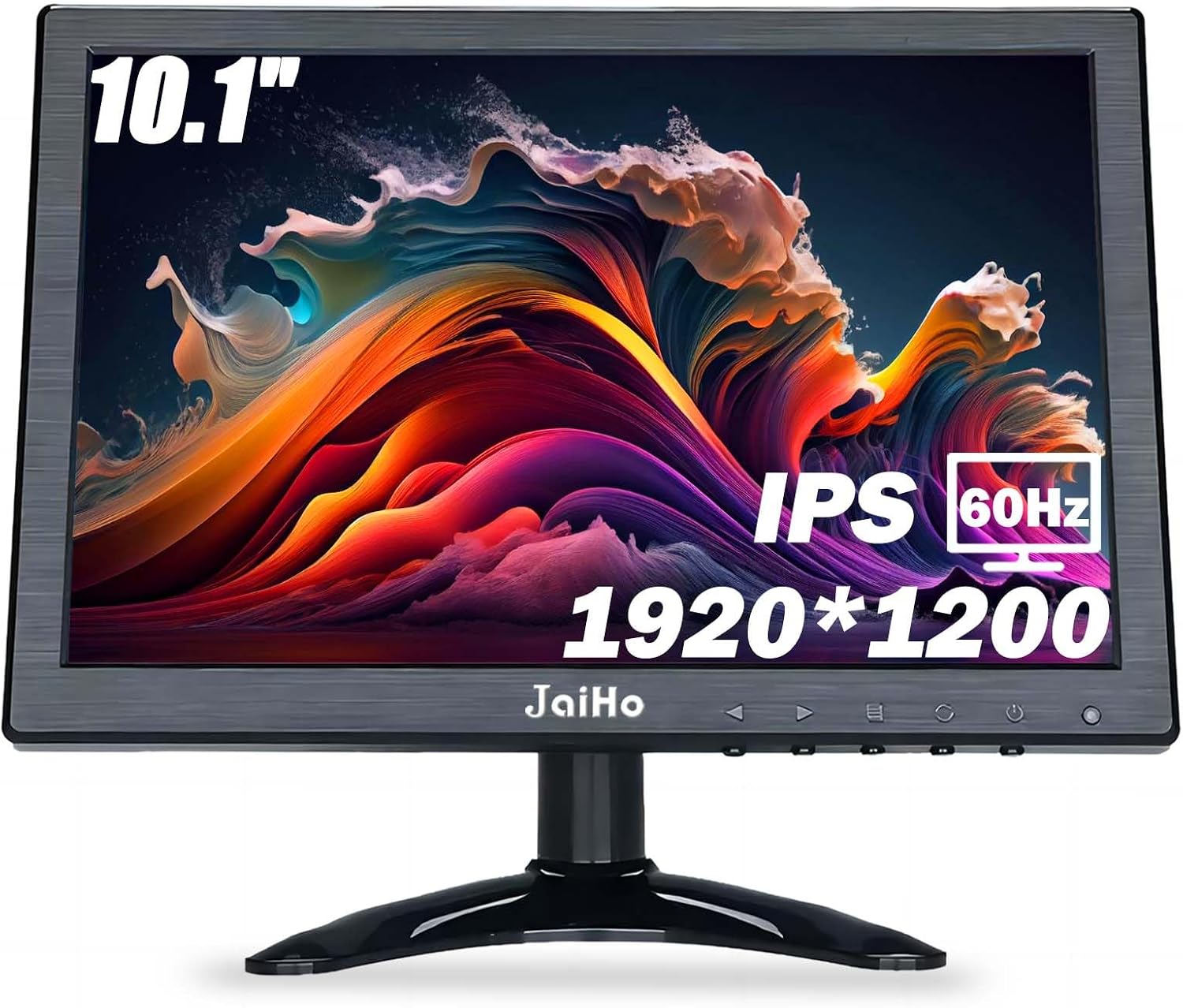 JaiHo 10.1-Inch Small IPS Monitor 1920x1200 Full HD Portable Screen with Mirror Flip...