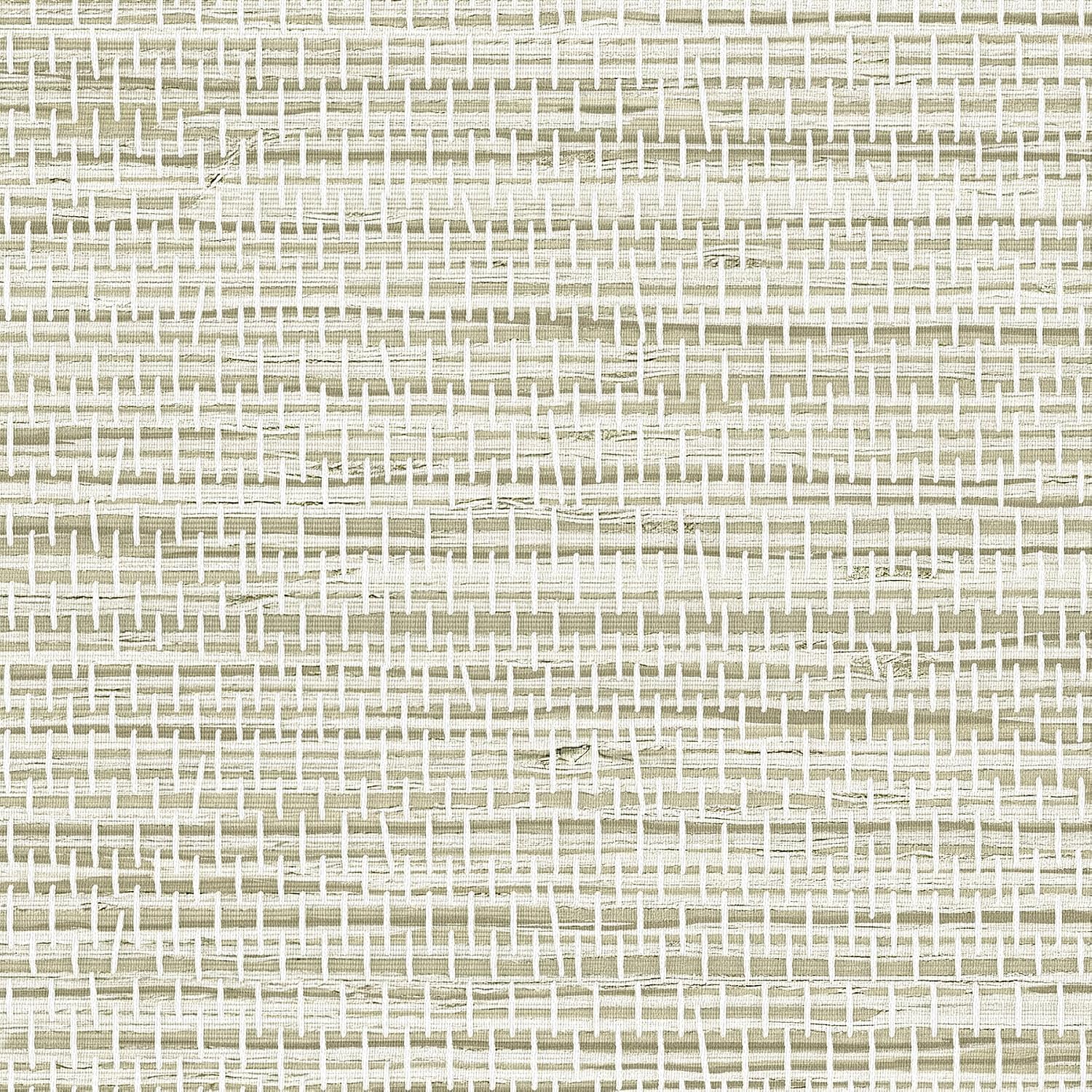 JiffDiff Grasscloth Wallpaper Peel and Stick Cream Grassweave Peel & Stick Wallpaper...