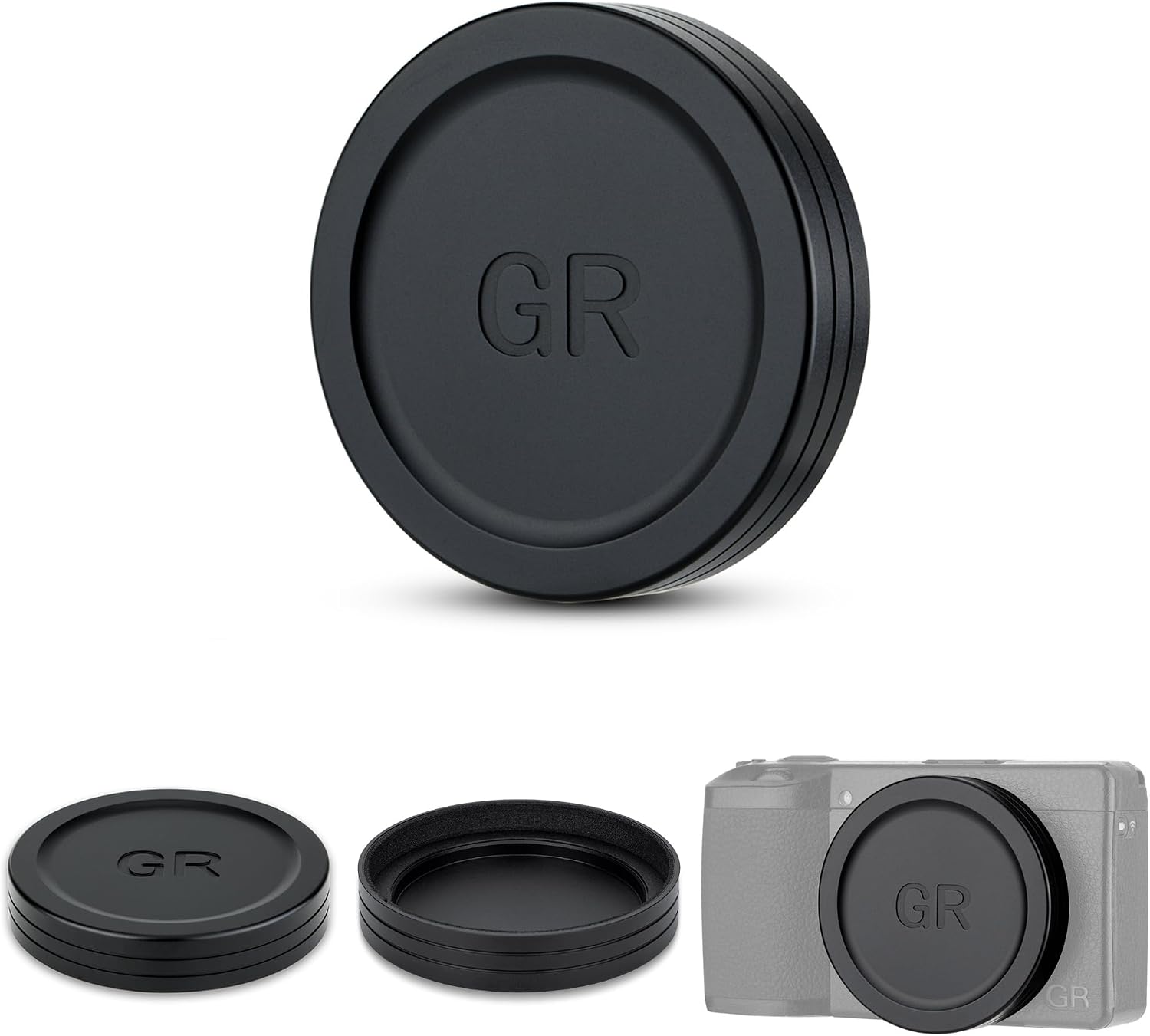 JJC Aluminum Lens Cap for Ricoh GR IV GRIV GR4 HDF Monochrome Digital Camera Accessories...