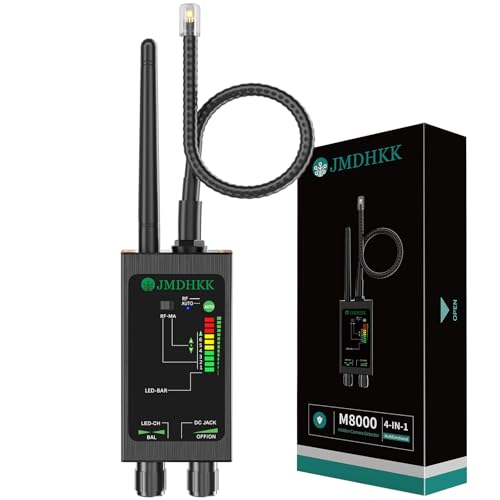 JMDHKK M8000 Hidden Camera Detector, Camera Finder,Bug Detector, Magnetic Tracker Detector...