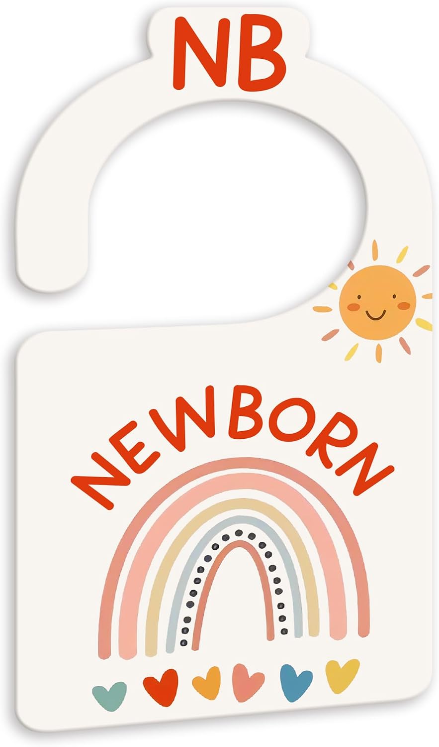 JMOST Boho Rainbow Baby Closet Dividers for Nursery Closet Organizer, Newborn to 24 Months...