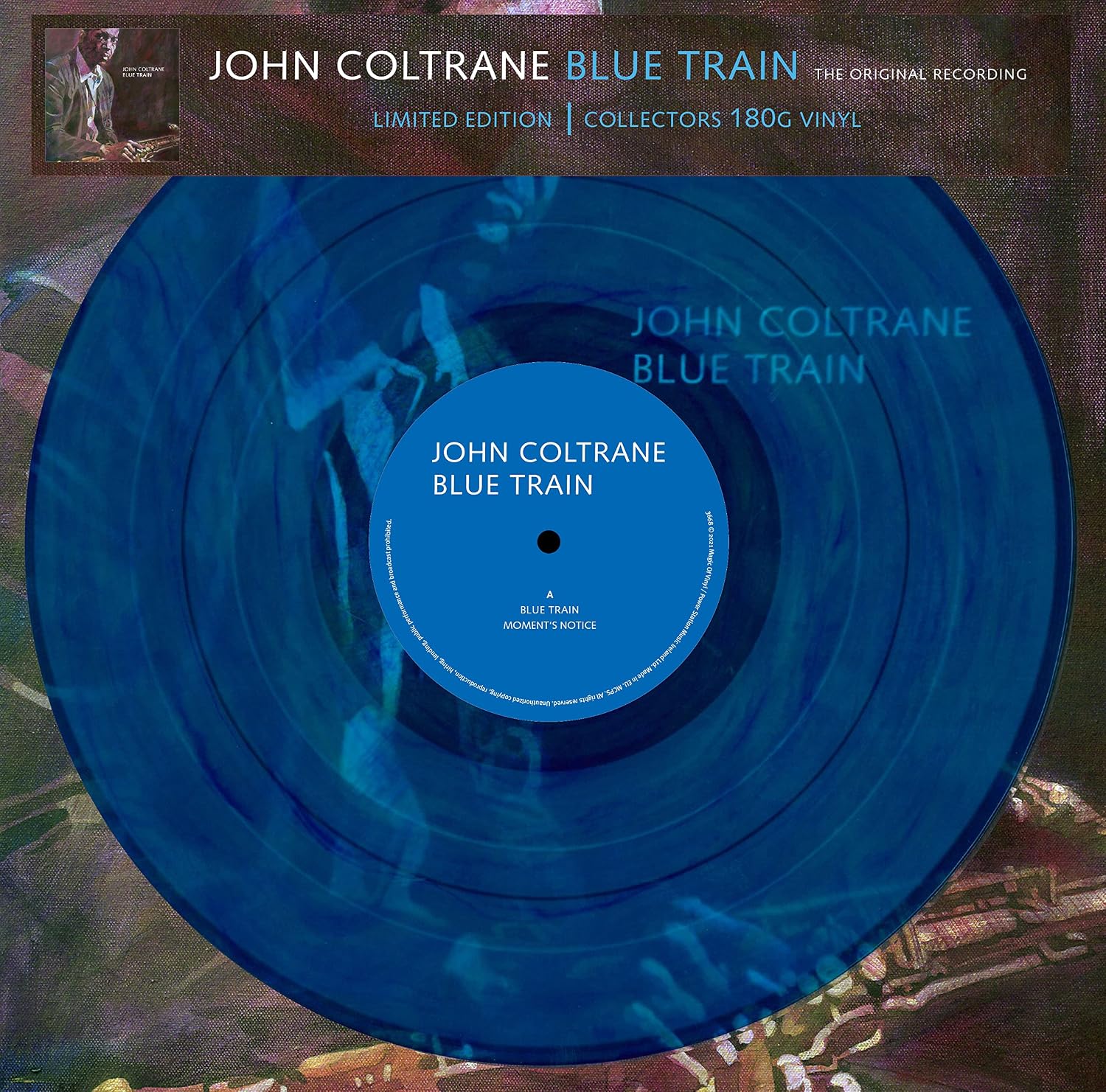 John Coltrane - Blue Train - Limited Edition Colored Vinyl