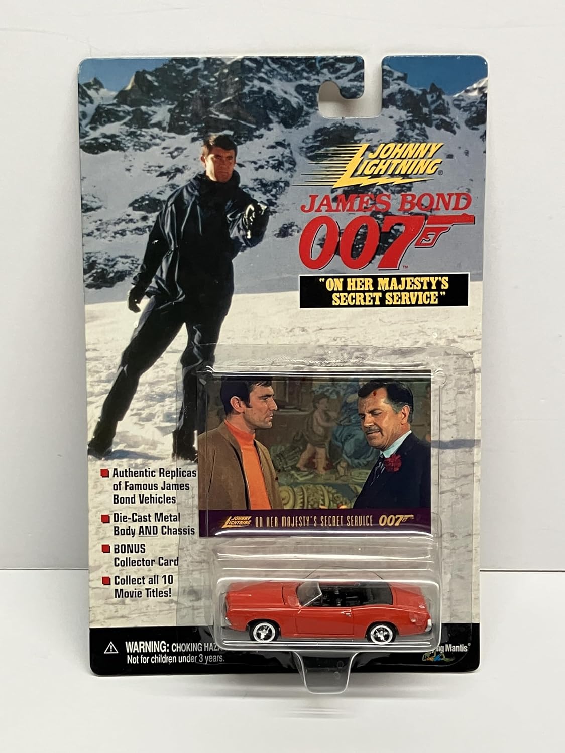Johnny Lightning Mercury Cougar James Bond 007 On Her Majesty's Secret Service 1/64 die-cast