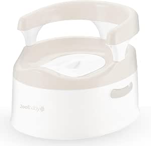Jool Baby Potty Chair for Toddler Toilet Training - Splash Guard & Back Support (Oatmeal) image