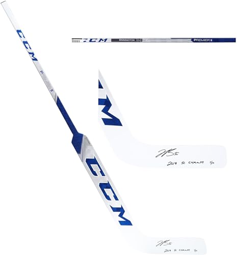 Jordan Binnington St. Louis s Autographed CCM Game-Model Hockey Stick with "2019 SC Champs"... image
