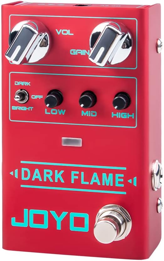 JOYO Modern High-Gain Distortion Guitar Pedal, Analog Circuit with 3-Band EQ &...