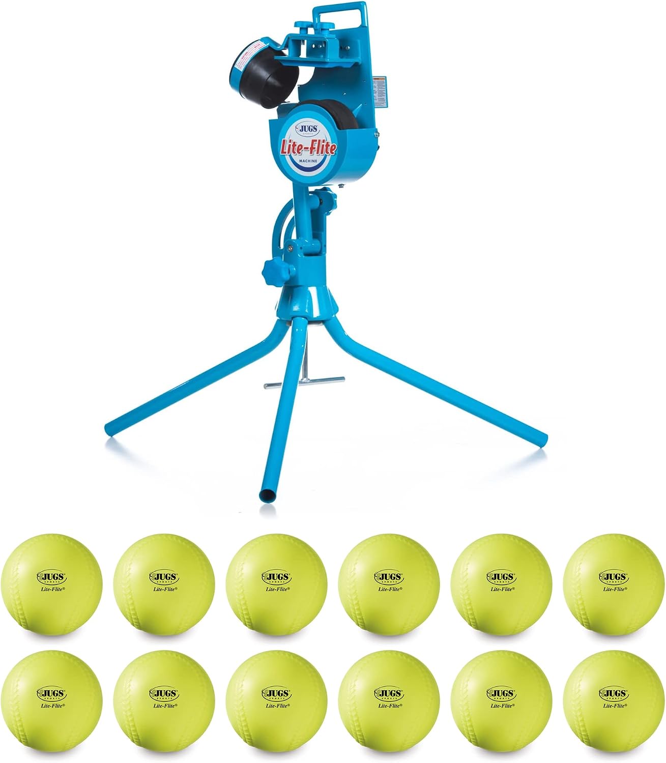 Jugs Lite-Flite Machine with 1-Dozen Lite-Flite Softballs