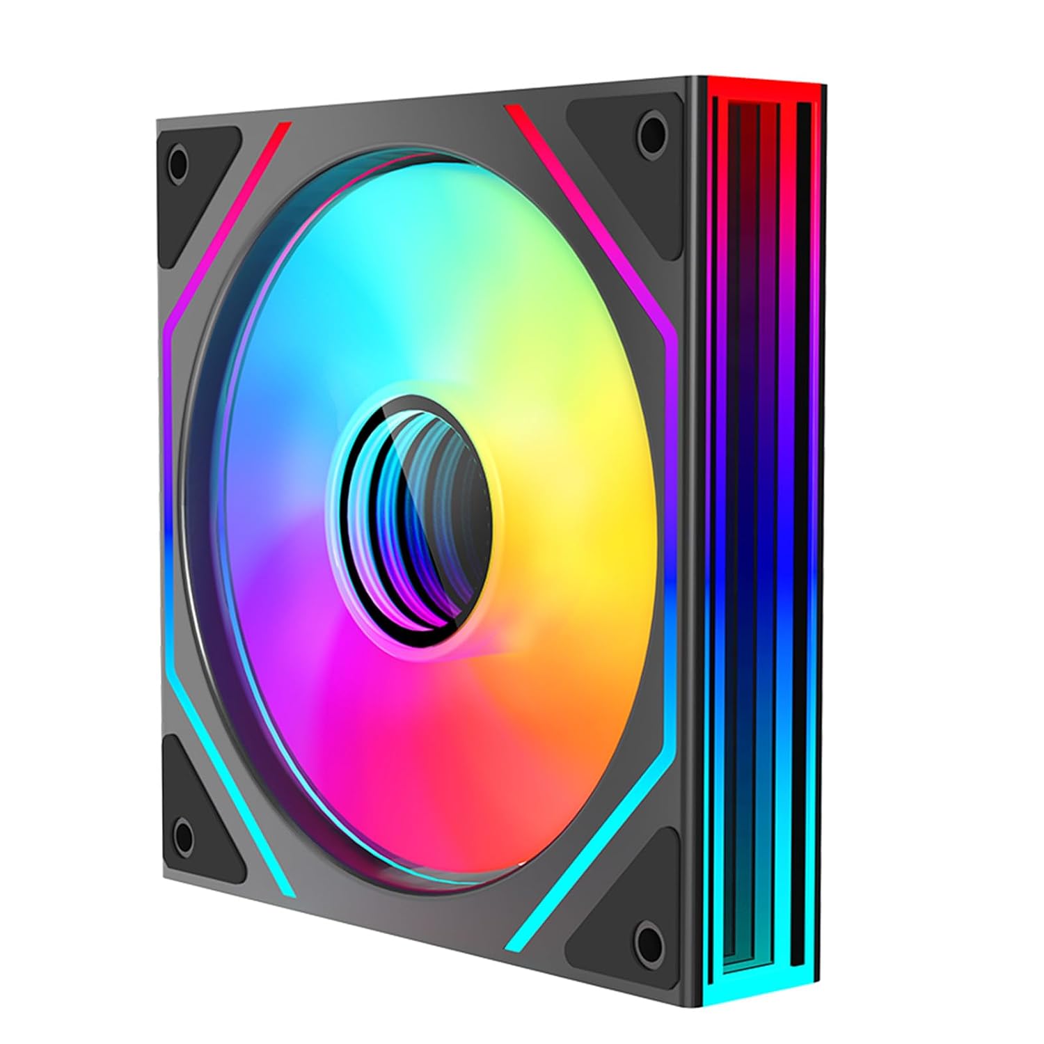 Jungle Leopard Prism4 Ultra 120mm ARGB PC Case Fan - Dual Infinite Mirror, Ultra-Quiet...