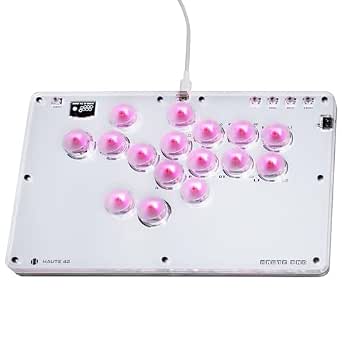 JZW-Shop Haute42 Leverless Arcade Stick T16, All-Button Arcade Controller for...