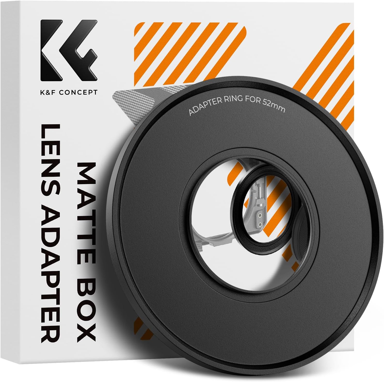 K&F CONCEPT 52mm Matte Box Lens Adapter Ring Only for K&F Camera Matte Box