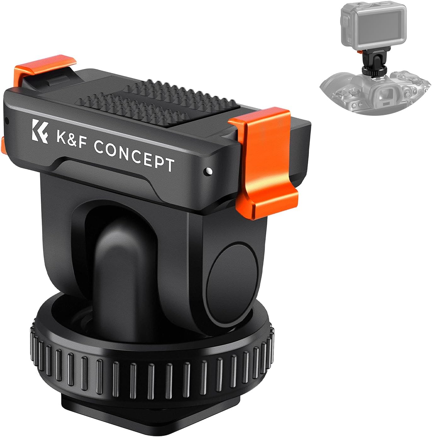 K&F CONCEPT Cold Shoe Action Camera Magnetic Quick Mount Holder, Tripod Mount for DJI Osmo...