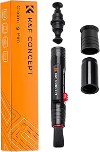 K&F CONCEPT Professional Lens Cleaning Pen with Soft Brush, Carbon Head Lens Cleaning Pen...
