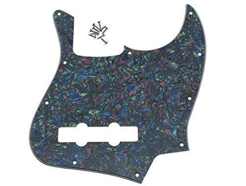 KAISH 4 String J Bass Style Pickguard Bass Pick Guard Scratch Plate for USA/Mexico Jazz J... image