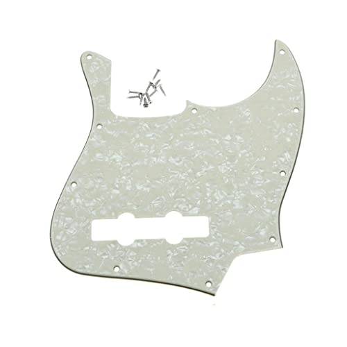 KAISH 4 String J Bass Style Pickguard Bass Pick Guard Scratch Plate for USA/Mexico Jazz J... image