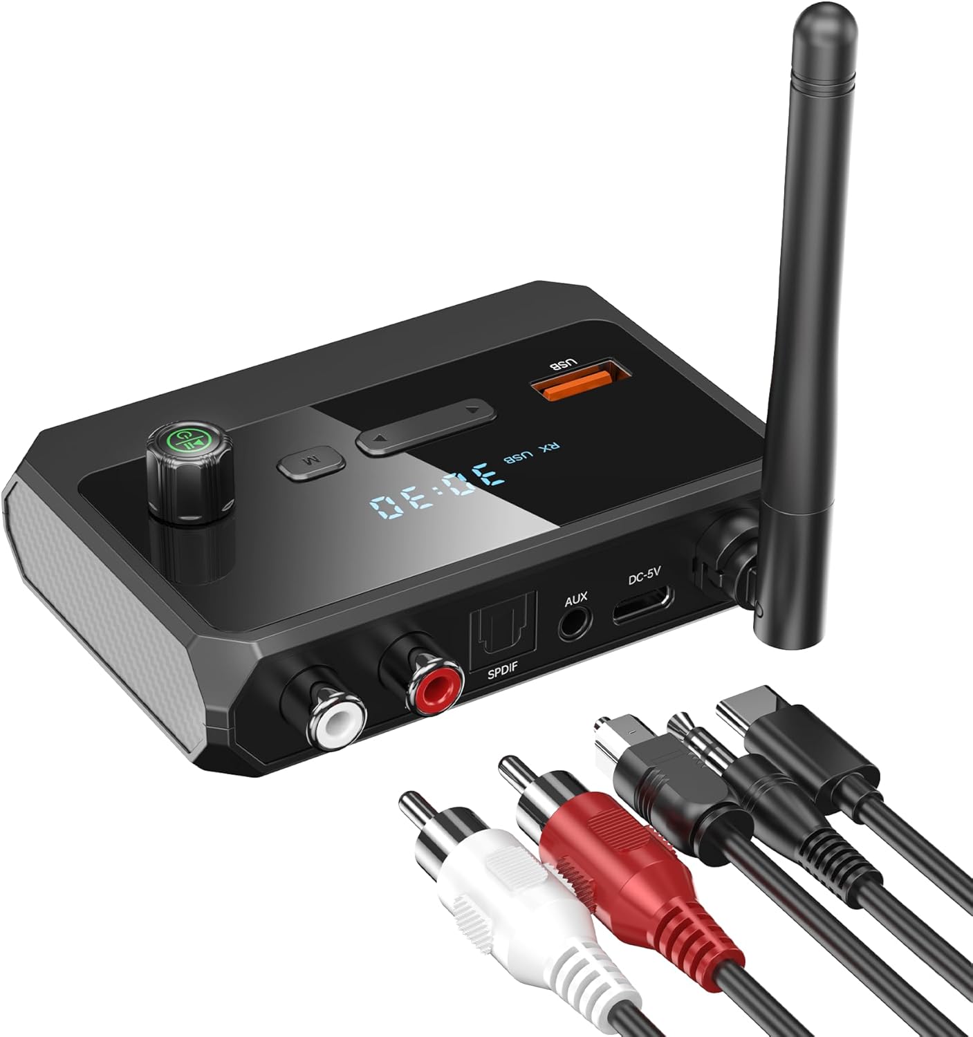 KAIY Bluetooth 5.4 Receiver for Home Stereo, Optical Low Latency & HD Music Audio Bluetooth...