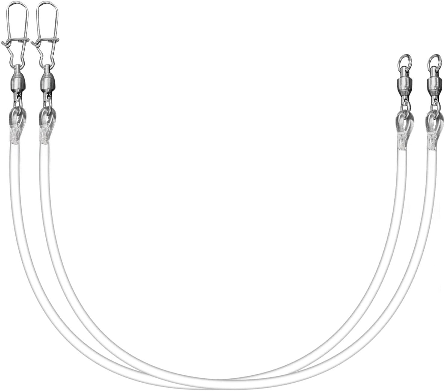 KANAMA Fishing Shock Leader 2pcs Buffer Leader Line, Ultra-Transparent, Bite-Resistant...