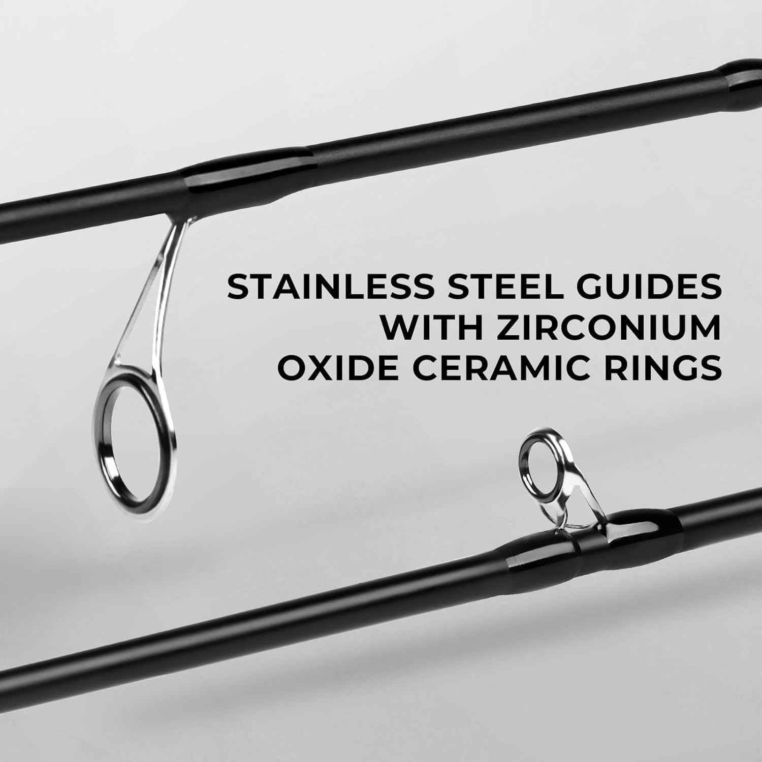 KastKing Crixus Fishing Rods,IM6 Graphite Spinning Rod & Casting Rod W/Zirconium Oxide Ring... image