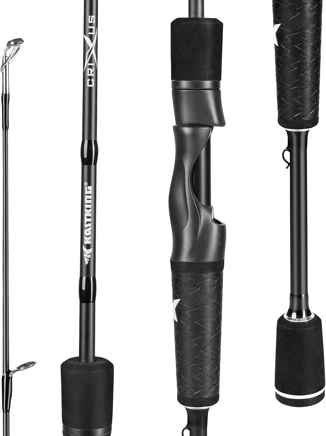 KastKing Crixus Fishing Rods,IM6 Graphite Spinning Rod & Casting Rod W/Zirconium Oxide Ring...