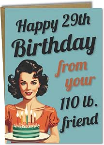 Katie Doodle - Funny Birthday Cards for Women, Friend (Handmade in USA) - Great for 30th...