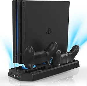 KEKUCULL Controller Charger Station for PS4Pro,Vertical Stand with Dual Controller Charging...