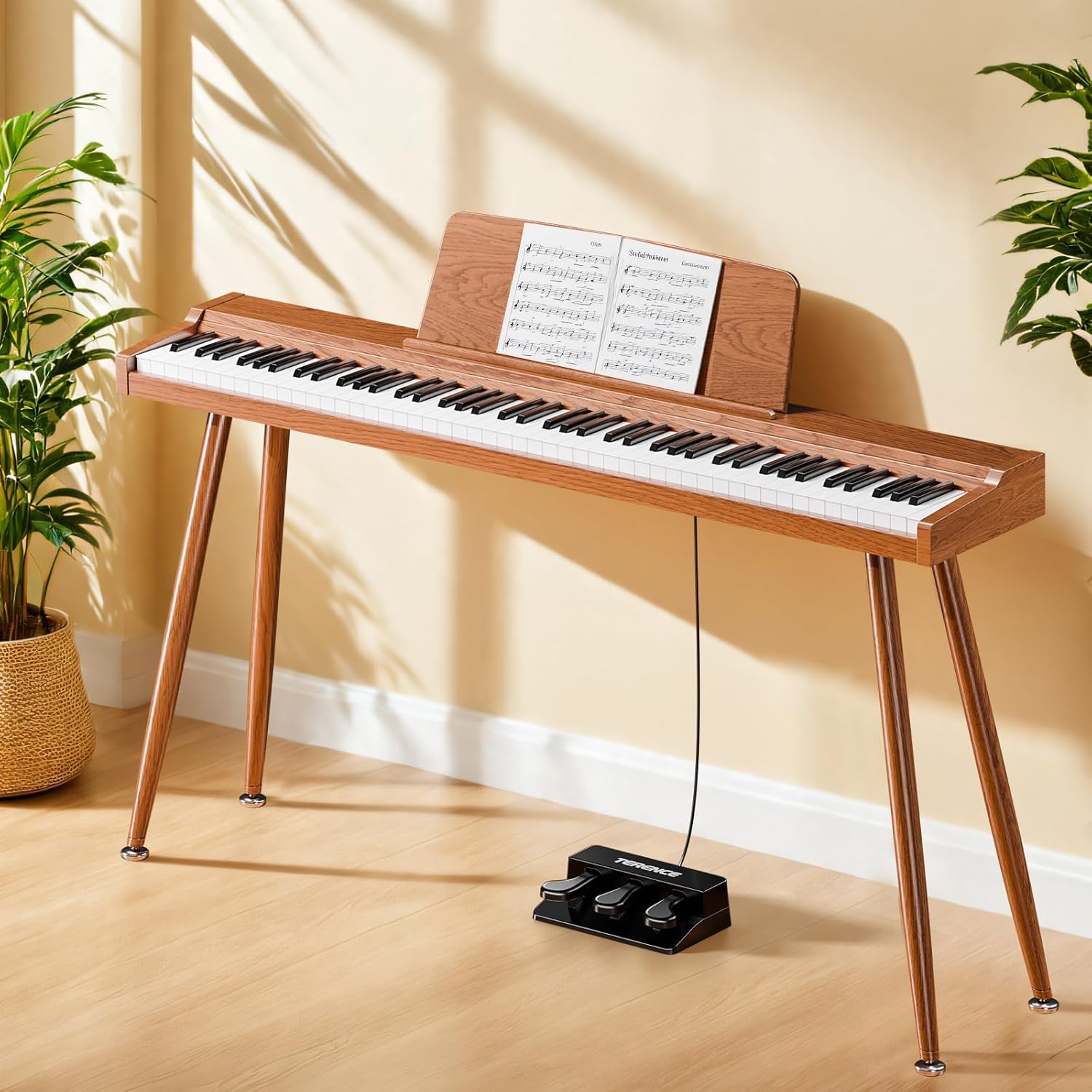 Keyboard Piano Electric 88 Key Piano keyboard: 88 Key keyboard Piano Semi-Weighted Full Size...