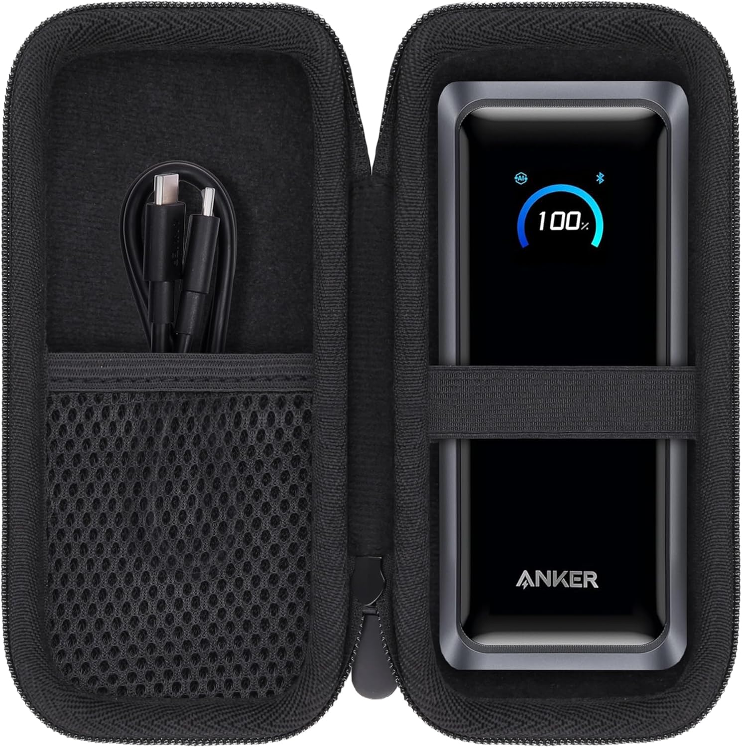 khanka for Anker Prime Power Bank, 26,250Mah Case, Hard Travel Bag Compatible with Anker...