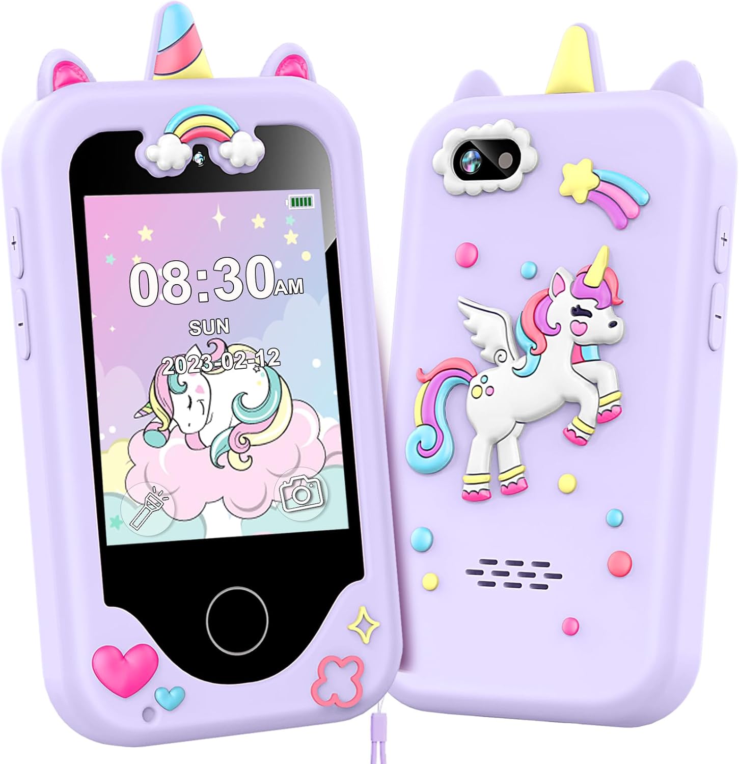 Kids Smart Phone for Girls, Christmas Birthday Gifts for Girls Age 3-10 Kids Toys Cell...