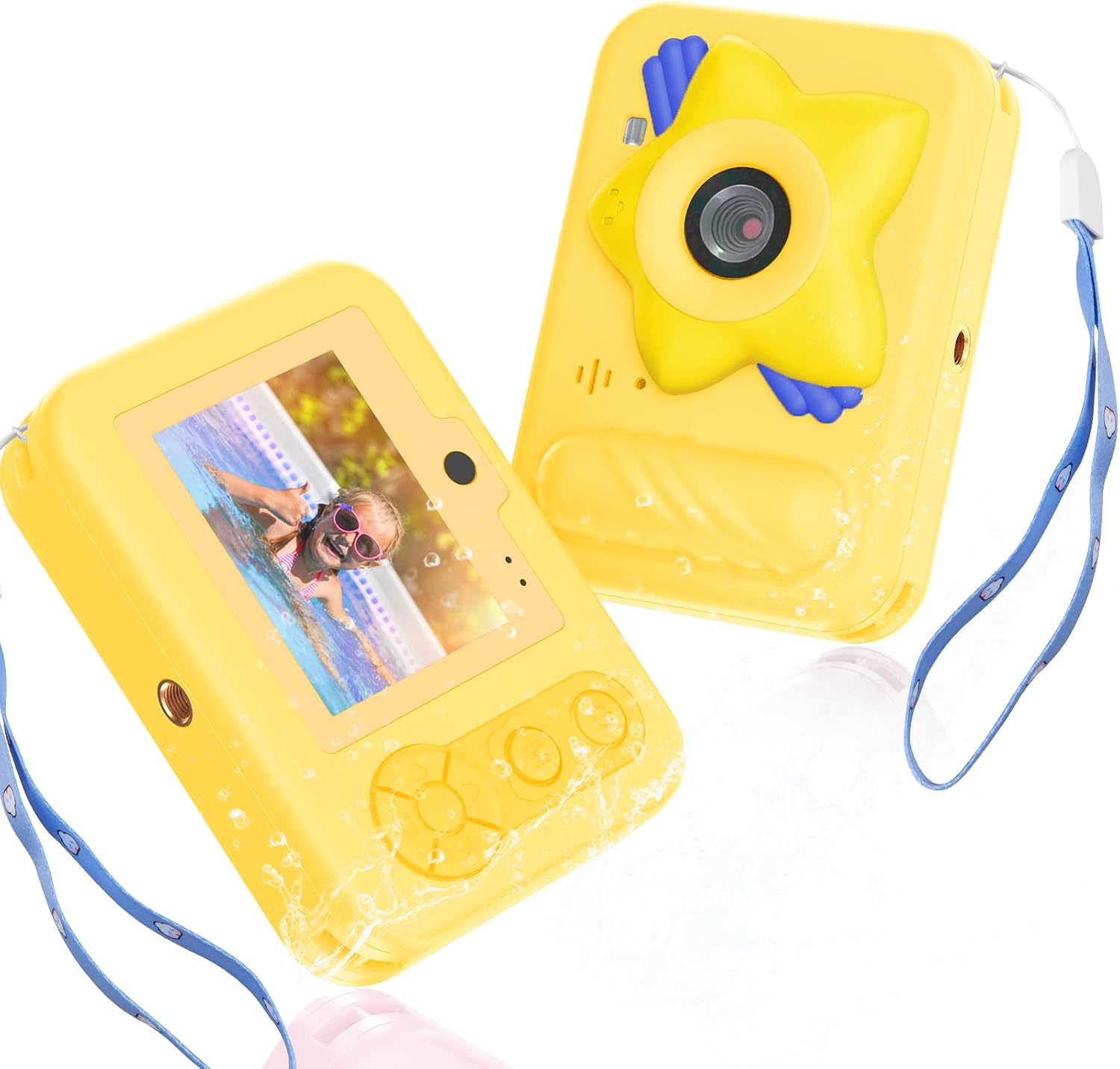 Kids Toy Camera Waterproof with 32GB Card, Fun Christmas & Birthday Gift for Boys & Girls...