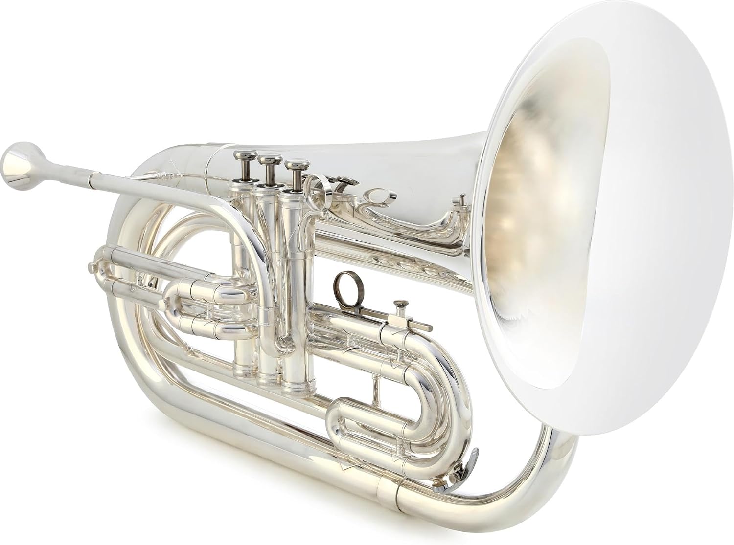 King 1124 Ultimate Series Marching Bb Baritone 1124SP Silver