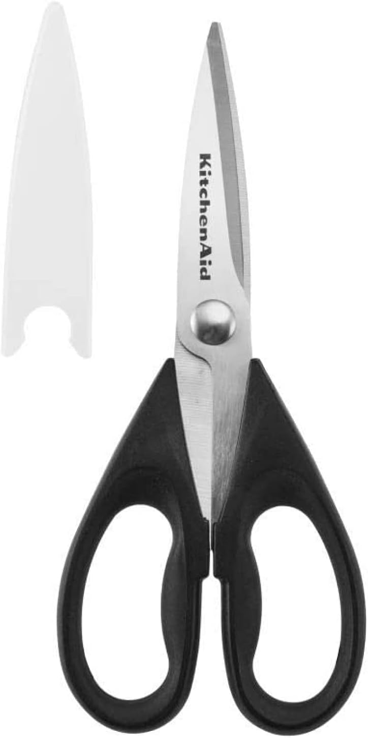 KitchenAid All Purpose Kitchen Shears with Protective Sheath Durable Stainless Steel...