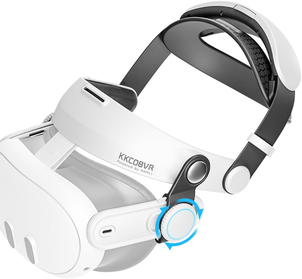 KKCOBVR Q3 Halo Strap Compatible with Meta Quest 3/Quest 3S Enhanced Comfort, Replacement...