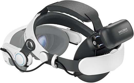kkcobvr Q3 PRO Comfort Battery Headset 10000mh Compatible with Meta Quest 3/Quest 3S, Extend...