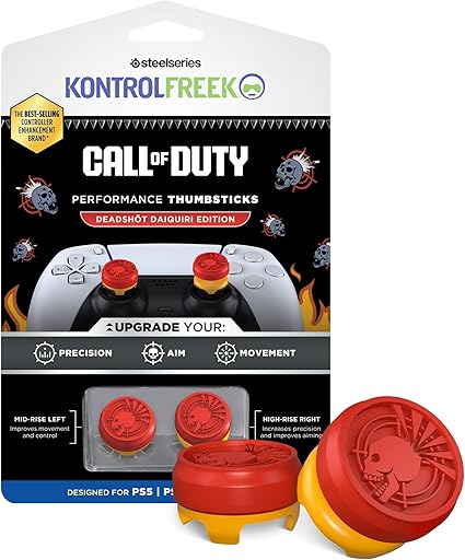 KontrolFreek Call of Duty Deadshot Edition Performance Thumbsticks for PlayStation 5 (PS5)...