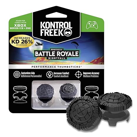 KontrolFreek FPS Freek Battle Royale Nightfall Performance Thumbsticks for Xbox One and Xbox...