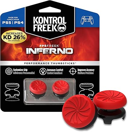 KontrolFreek FPS Freek Inferno for PlayStation 4 (PS4) and PlayStation 4 (PS5) Controller |...