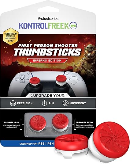KontrolFreek FPS Freek Inferno for PlayStation 4 (PS4) and PlayStation 5 (PS5) Controller |...