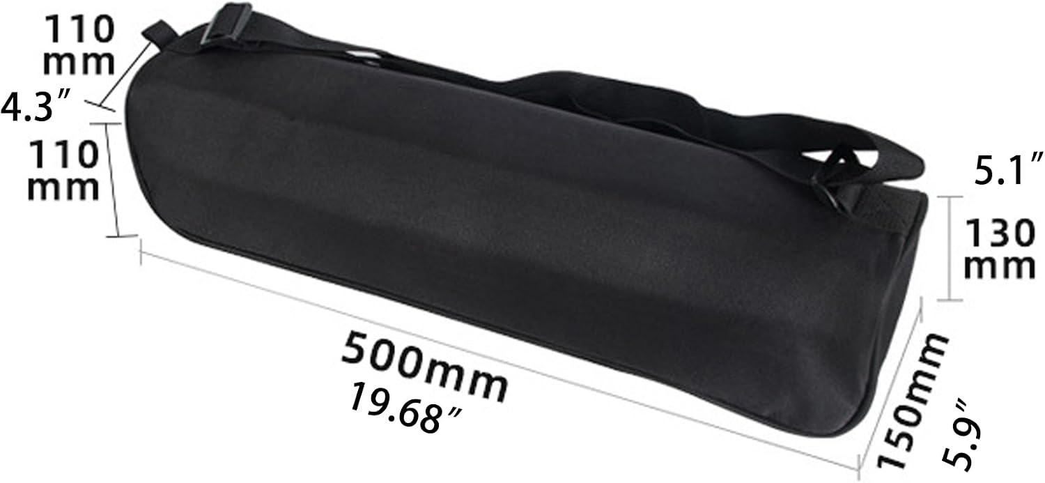 koolehaoda 19.68" Tripod Carrying Case Bag with Shoulder Strap - Black | For Light Stand...