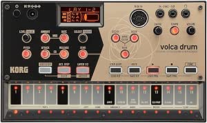 Korg Volca Drum Digital Percussion Synthesizer w/ 16-step Sequencer and Active Step