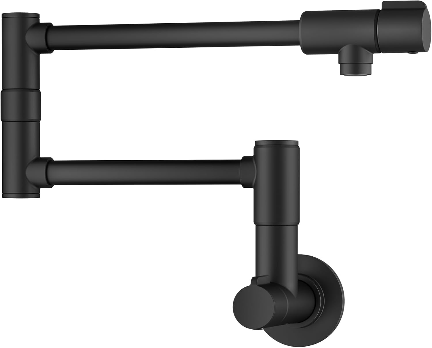 KRAUS Bolden 2 Handle Pot Filler Faucet with Retractable Arm, Wall Mount Kitchen Faucet, Pot...