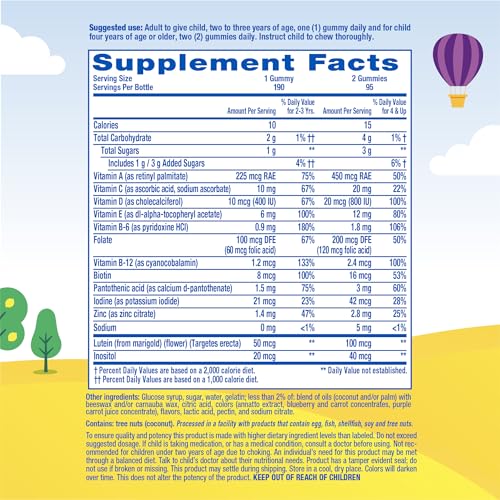 L'il Critters Gummy Vites Kids Multivitamin | 190 Gummies with Vitamins A, B, C, D, E |... image