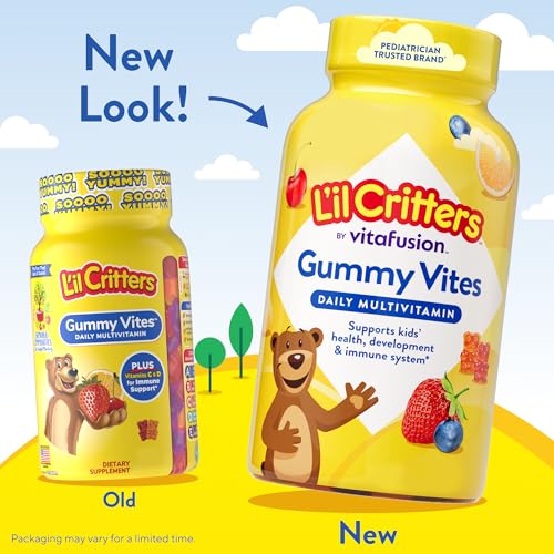 L'il Critters Gummy Vites Kids Multivitamin | 190 Gummies with Vitamins A, B, C, D, E |... image
