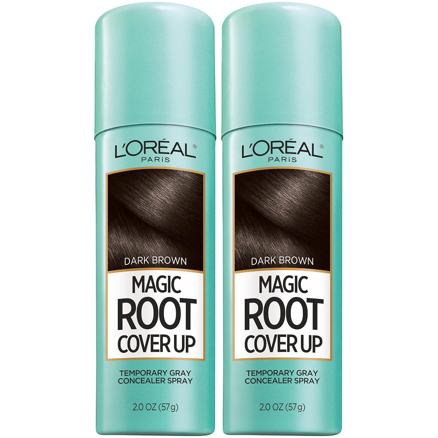 L'Oreal Paris Magic Root Cover Up Gray Hair Spray, 100% Gray Hair Coverage with Buildable... image
